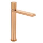 Fontana FK-9123 Parlak Altın Rose Lavabo Bataryası - FK-9123 - Lavabo Bataryası