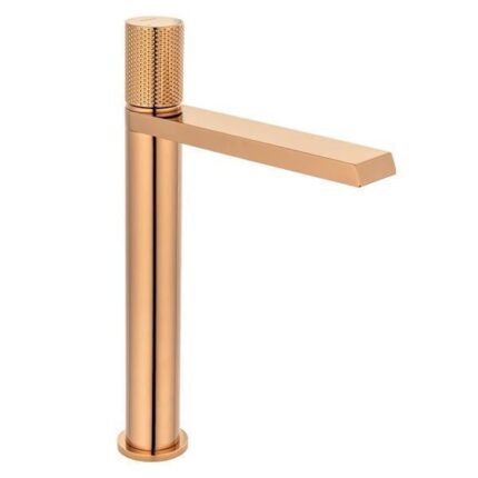 Fontana FK-9123 Parlak Altın Rose Lavabo Bataryası - FK-9123 - Lavabo Bataryası