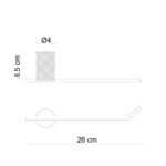 Fontana FN-70105 Krom & Siyah Havluluk