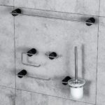 Fontana FN-70108 Krom & Siyah Havluluk - FN-70108 - Havluluk - 1