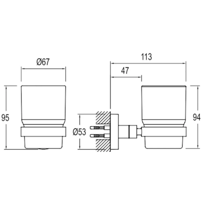 Kale D100 Diş Fırçalık - 410200600249 - Diş Fırçalık - 1