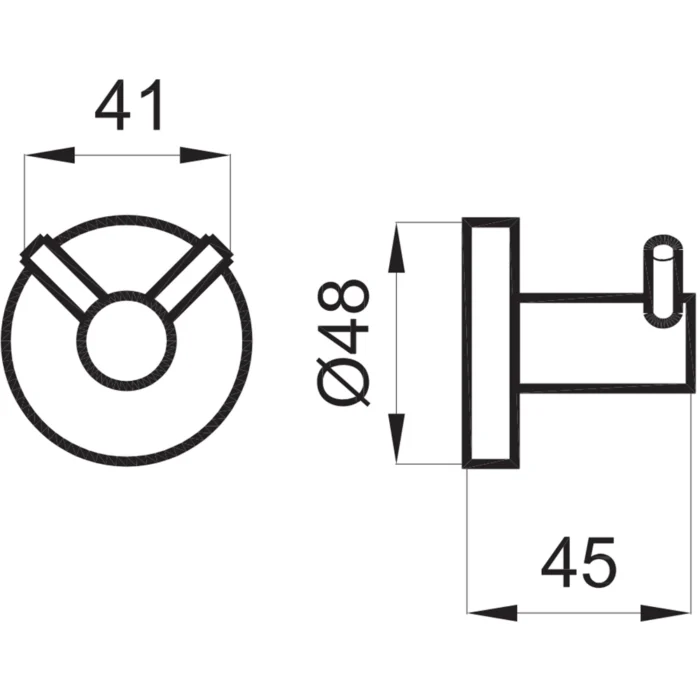 Kale D100 Rose Gold İkili Askı