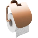 Kale D100 Rose Gold Kapaklı Tuvalet Kağıtlığı - 410200603602 - Tuvalet Kağıtlık