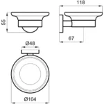 Kale D100 Rose Gold Sabunluk - 410200603597 - Sabunluk - 1