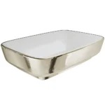 Kale Dove 2.0 60x40 Cm Beyaz Platin Dikdörtgen Çanak Lavabo