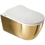 Kale Dove 2.0 Kanalsız Asma Klozet Ultra Slim Yavaş Kapak Beyaz Altın