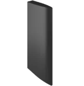Kale Flat 80x36 Pisuvar Ara Bölme Mat Siyah - 310200300053 - Pisuvar Ara Bölmesi