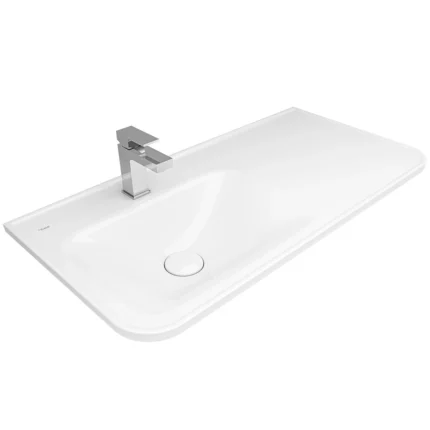Kale Fold Pro 100x50 Sağ Etajerli Lavabo - 310200200656 - Etajerli Lavabo