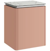 Kale Lotus 45 Cm Mat Şeftali-Pallisandro Yan Dolap