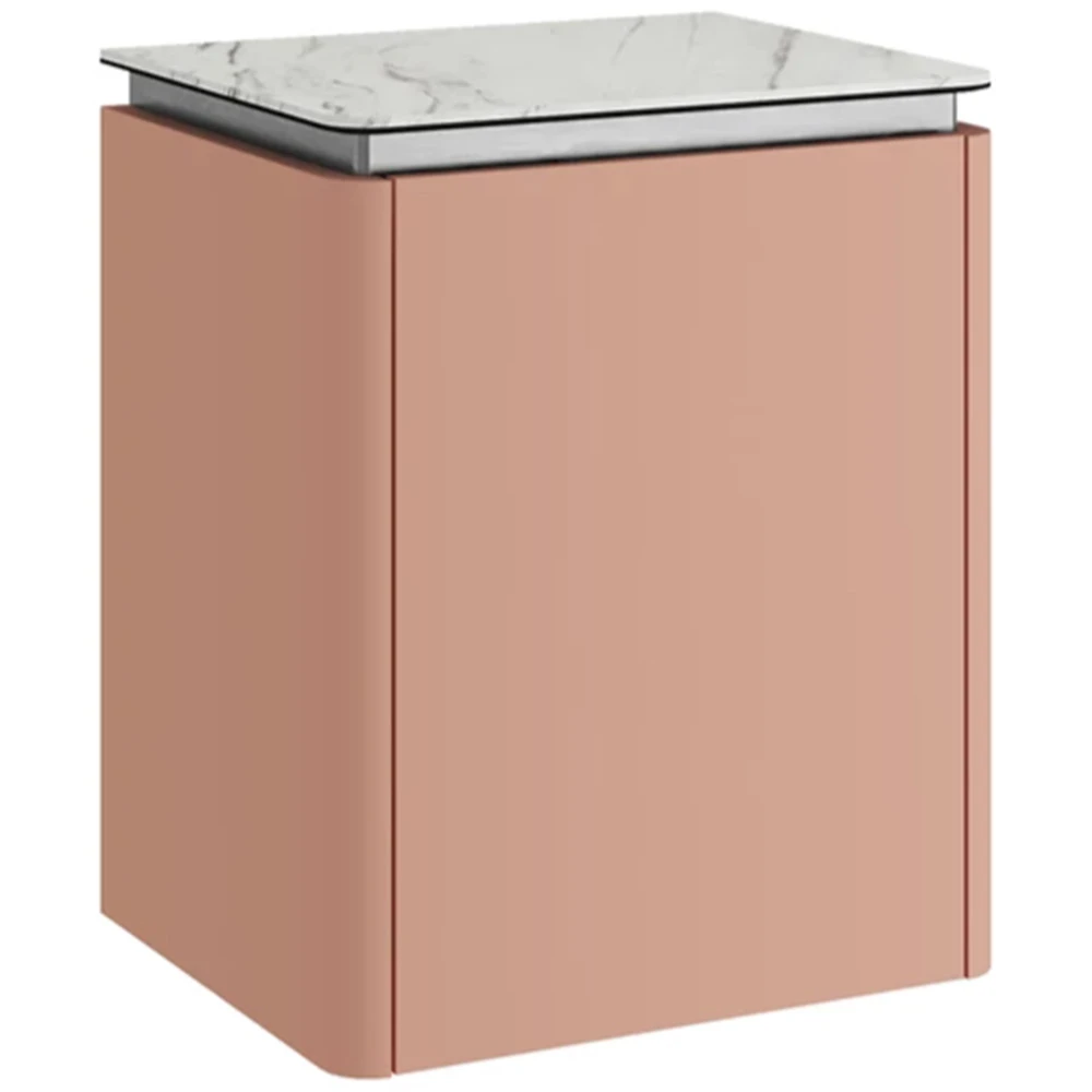 Kale Lotus 45 Cm Mat Şeftali-Pallisandro Yan Dolap Kale Lotus 45 Cm Mat Şeftali-Pallisandro Yan Dolap