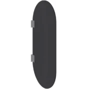 Kale Panello 100x50 cm Oval Formlu Mat Antrasit Pisuvar Paneli - 310300104082 - Pisuvar Ara Bölmesi