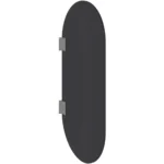 Kale Panello 100x50 cm Oval Formlu Mat Antrasit Pisuvar Paneli