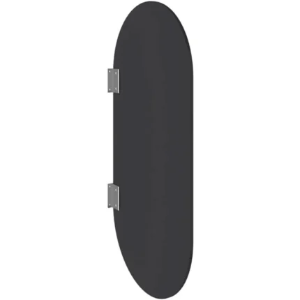 Kale Panello 100x50 cm Oval Formlu Mat Antrasit Pisuvar Paneli