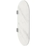 Kale Panello 100x50 cm Oval Formlu Mat Pallisandro Pisuvar Paneli - 310300104081 - Pisuvar Ara Bölmesi