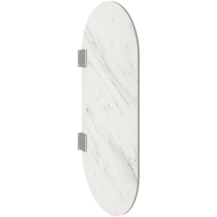 Kale Panello 100x50 cm Oval Formlu Mat Pallisandro Pisuvar Paneli