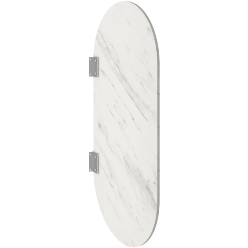 Kale Panello 100x50 cm Oval Formlu Mat Pallisandro Pisuvar Paneli - 310300104081 - Pisuvar Ara Bölmesi