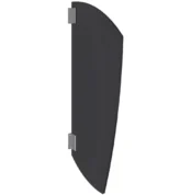 Kale Panello 100x50 cm Yelken Formlu Mat Antrasit Pisuvar Paneli - 310300104088 - Pisuvar Ara Bölmesi