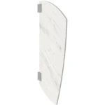 Kale Panello 100x50 cm Yelken Formlu Mat Pallisandro Pisuvar Paneli - 310300104087 - Pisuvar Ara Bölmesi