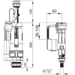 Kale Pro Anti Dirty 2.5-4 L Fotoselli İç Takım - 410200700051 - Rezervuar İç Takımları - 1