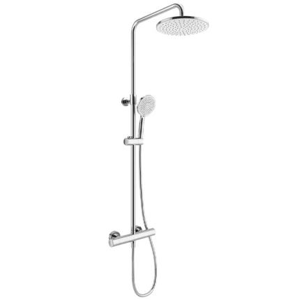 Kale Rain Round Termostatik Duş Barı - 410200505046 - Duş Setleri, Yağmur Duş Sistemleri