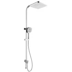 Kale Rain Square Push Buton Kare Duş Barı - 410200505214 - Duş Setleri, Yağmur Duş Sistemleri