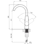 Kale Tandem Döner Borulu Rose Gold Lavabo Bataryası - 410200505484 - Lavabo Bataryası - 1