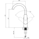 Kale Tandem Döner Rose Gold Mutfak Bataryası - 410200505494 - Mutfak Eviye Bataryası - 1