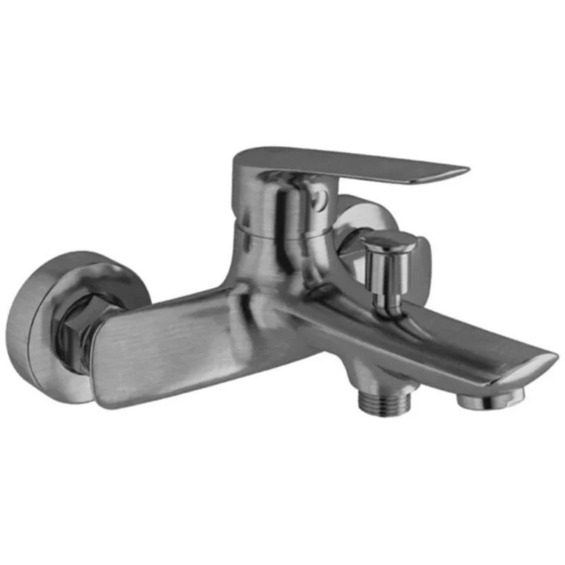 Kale Tandem Fırçalanmış Nikel Banyo Bataryası - 410200505492 - Banyo Bataryası
