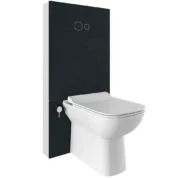 Kale Trono 3/6L Sinterflex Ocean Black Yerden Klozet İçin Monoblok Rezervuar