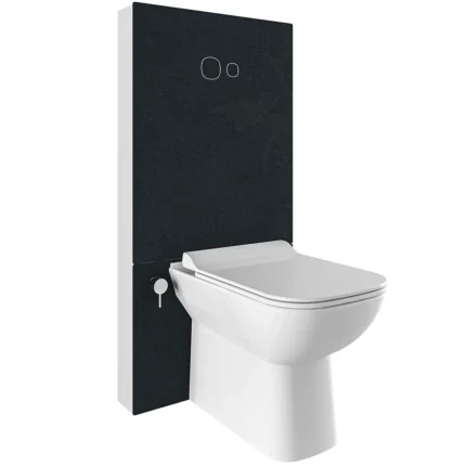 Kale Trono 3/6L Sinterflex Ocean Black Yerden Klozet İçin Monoblok Rezervuar - 310200500117 - Rezervuarlar