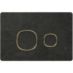 Kale Uniq Ocean Black-Altın Gömme Rezervuar Paneli