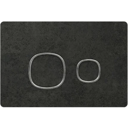 Kale Uniq Ocean Black Krom Gömme Rezervuar Paneli