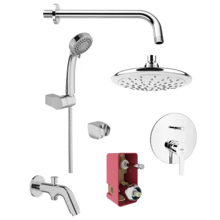 Kale Verde Ankastre Duş Seti - 310201200147 - Ankastre Duş Setleri