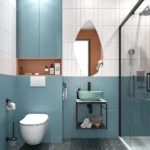 Kale Volo 45 Cm Yuvarlak Mat Adaçayı Yeşili Lavabolu Metal Banyo Mobilya Seti - 310300104133 - Banyo Alt Modülleri - 1