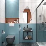 Kale Volo 45 Cm Yuvarlak Mat Antrasit Lavabolu Metal Banyo Mobilya Seti - 310300104139 - Banyo Alt Modülleri - 1