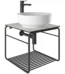 Kale Volo 45 Cm Yuvarlak Mat Beyaz Lavabolu Metal Banyo Mobilya Seti - 310300104136 - Banyo Alt Modülleri