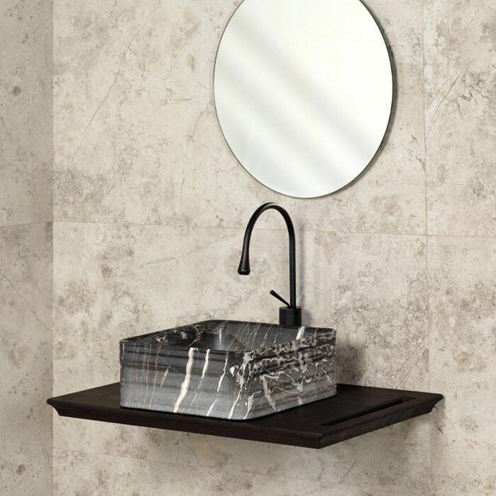 Lena E-2105M4 Tezgah Üstü Porselen Lavabo