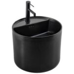 Lena E-252SS Monoblok Lavabo Siyah - E-252SS - Monoblok Bütün Lavabo