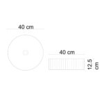 Lena E-W1001MF Tezgah Üstü Mat Füme Lavabo - E-W1001MF - Tezgah Üstü Lavabo - 1