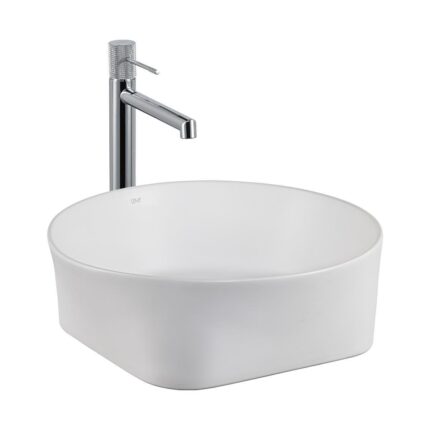 Lena E-W1050MB Tezgah Üstü Lavabo Mat Beyaz - E-W1050MB - Tezgah Üstü Lavabo