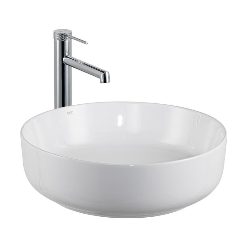 Lena E-W1201 Tezgah Üstü Lavabo Beyaz - E-W1201 - Tezgah Üstü Lavabo