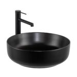 Lena E-W1201MS Tezgah Üstü Lavabo Mat Siyah - E-W1201MS - Tezgah Üstü Lavabo