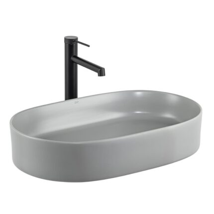 Lena E-W1202MG Tezgah Üstü Lavabo Mat Gri - E-W1202MG - Tezgah Üstü Lavabo