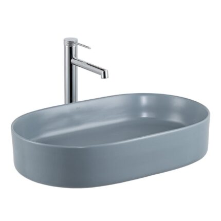 Lena E-W1202MM Tezgah Üstü Lavabo Mat Mavi