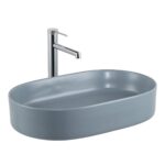 Lena E-W1202MM Tezgah Üstü Lavabo Mat Mavi - E-W1202MM - Tezgah Üstü Lavabo