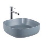 Lena E-W1203MM Tezgah Üstü Lavabo Mat Mavi - E-W1203MM - Tezgah Üstü Lavabo