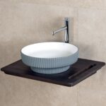 Lena E-W1501MGB Tezgah Üstü Lavabo Mat Gri & Beyaz - E-W1501MGB - Tezgah Üstü Lavabo - 1