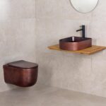 Lena EH-5110C Tezgah Üstü Lavabo Mat Bronz - EH-5110C - Tezgah Üstü Lavabo - 2