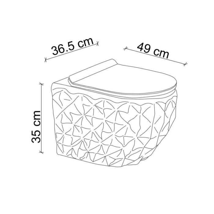 Lena ET-Y7000 Asma Klozet Beyaz - ET-Y7000 - Asma Klozet - 1