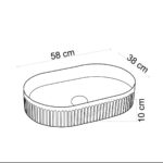 Lena EY-4702 Tezgah Üstü Lavabo Beyaz - EY-4702 - Tezgah Üstü Lavabo - 1